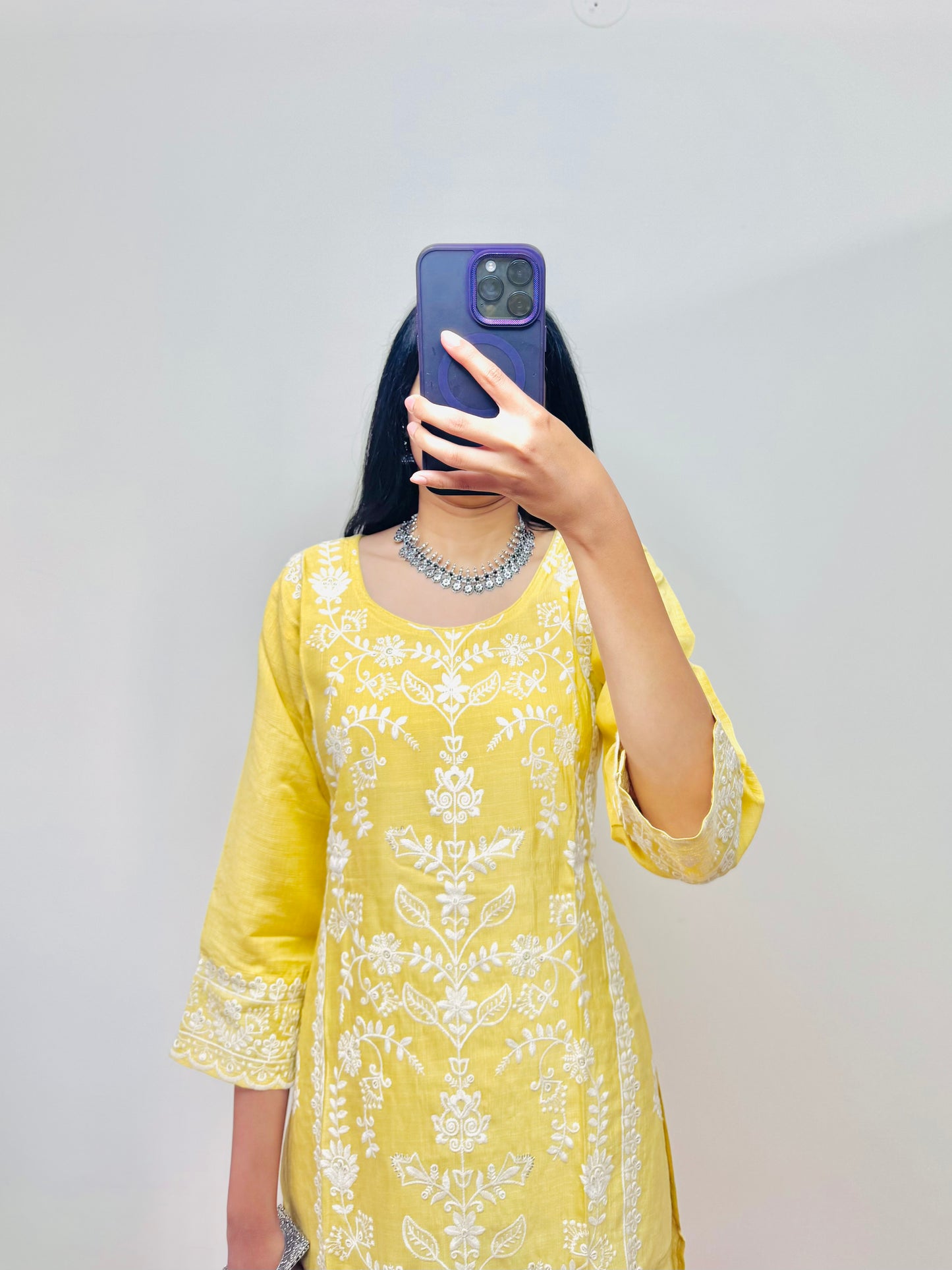 Kurta Set & dupatta with Thread Work