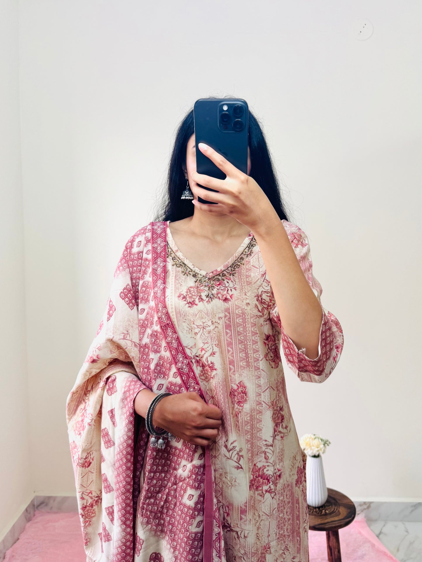 Jaipur print kurti set