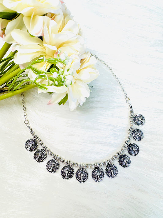 Oxidized Silver Chain