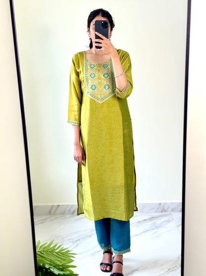 Peacock Kurta Set