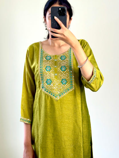 Peacock Kurta Set