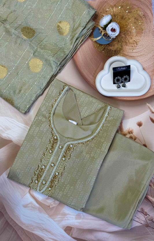 Golden Sand - Kurta set with dupatta